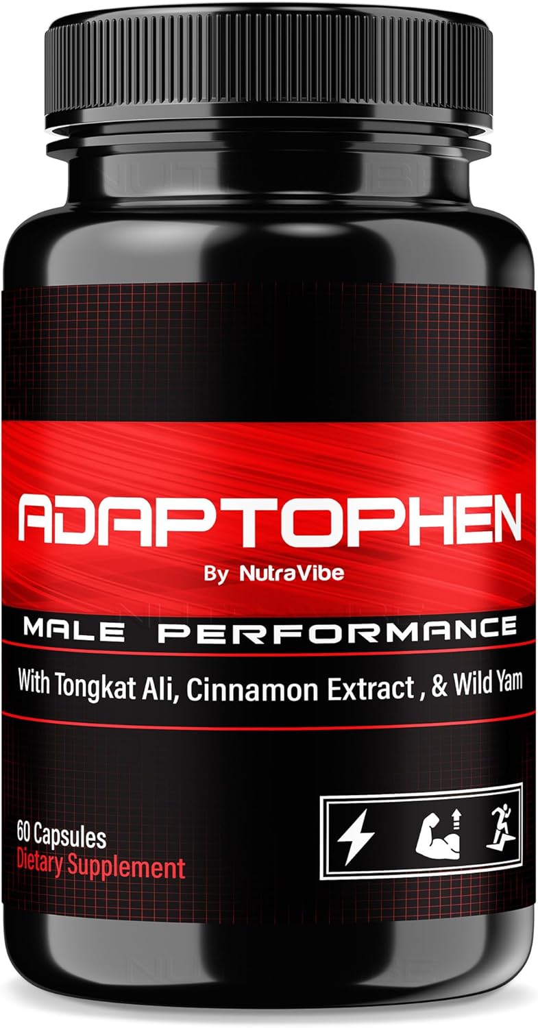Adaptophen – Stamina Support for Energy, Drive, Active Lifestyle & Everyday Performance | Natural, Clean Blend, Just 2 Easy-to-Take Pills for Overall Health (60 Capsules)