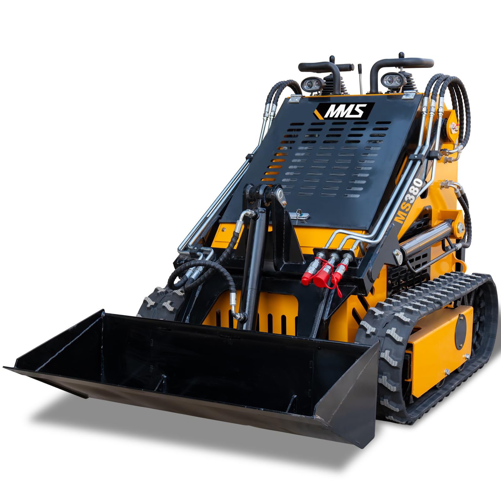 Amazon.com: MS380 Mini Parallel Tracks Skid Steer Loader with 23hp