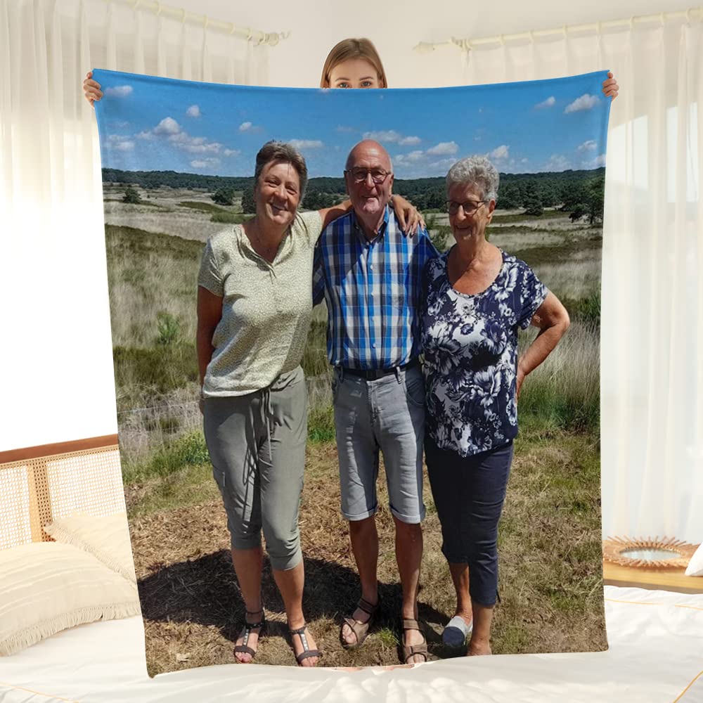 Couverture personnalisation photo texte : le plaid de vos souvenirs