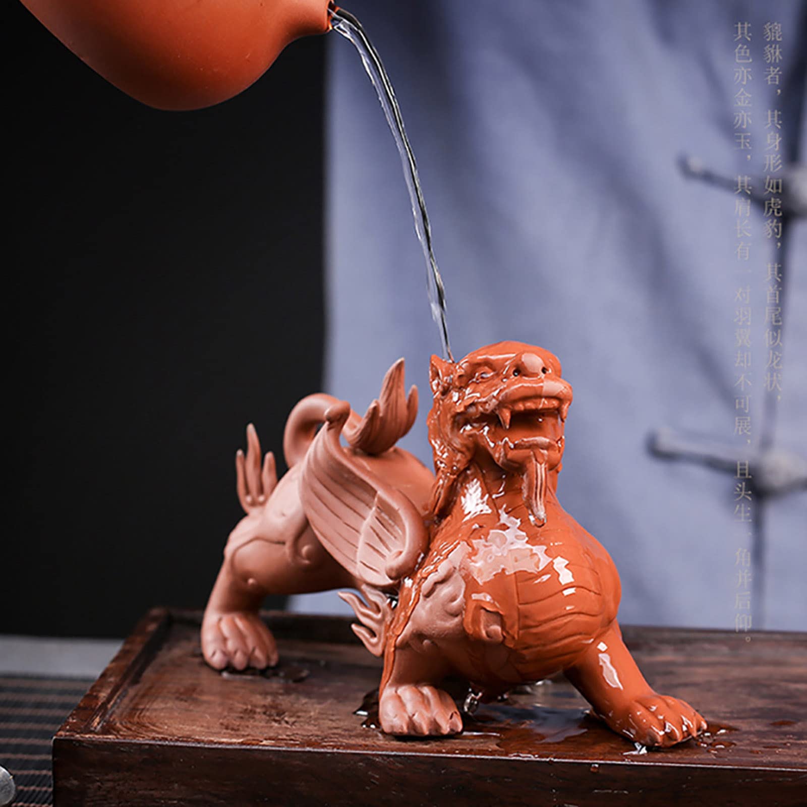Chinese Feng Shui Beast Flying Pixiu Ornament, 2pcs Pi Xiu