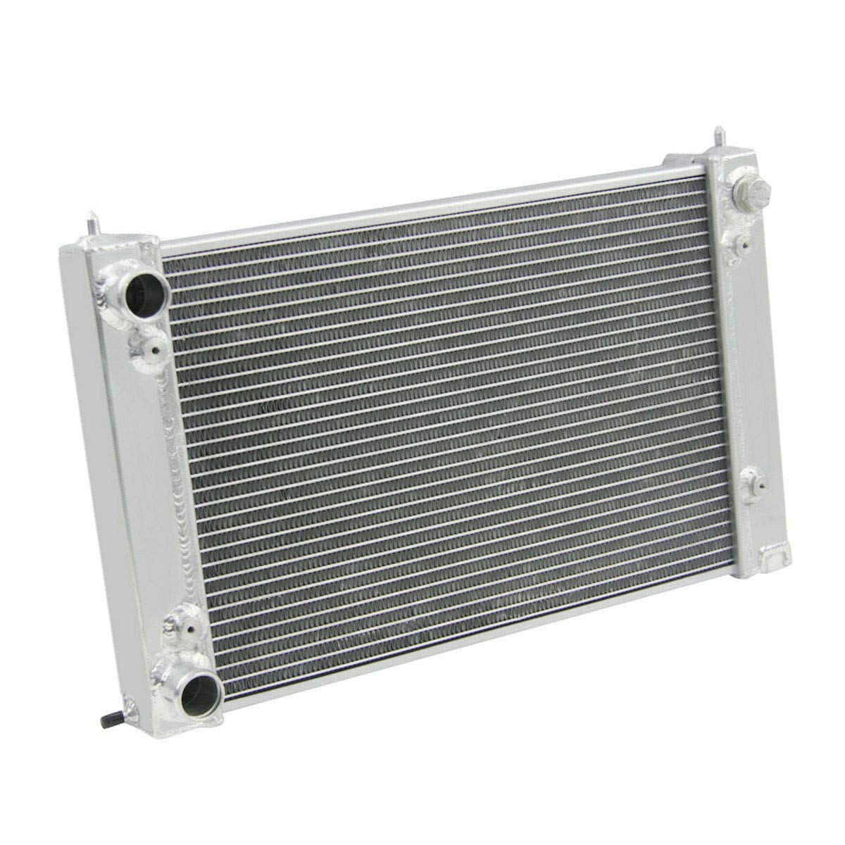 2 Rows For 1982-1992 VW Golf Jetta Cabriolet MK2 MK II 16V Aluminum Radiator
