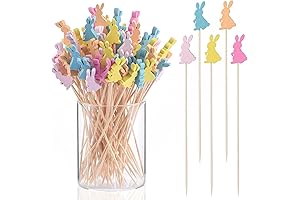 100 Pack Easter Toothpicks for Appetizers