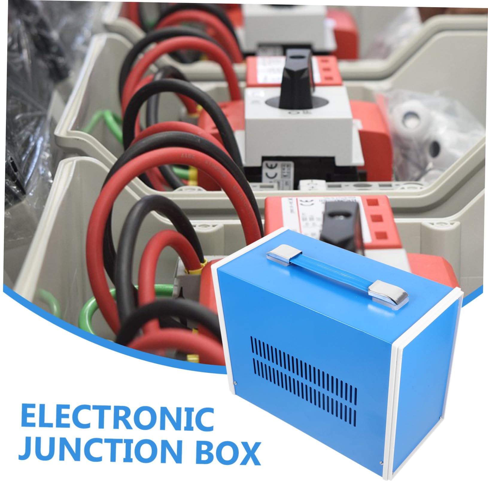 Scatola di Derivazione in Metallo per Progetti Elettronici DIY Custodia Elettrica in Abs e Ferro Resistente Isolamento Termico per Uso Residenziale e Commerciale