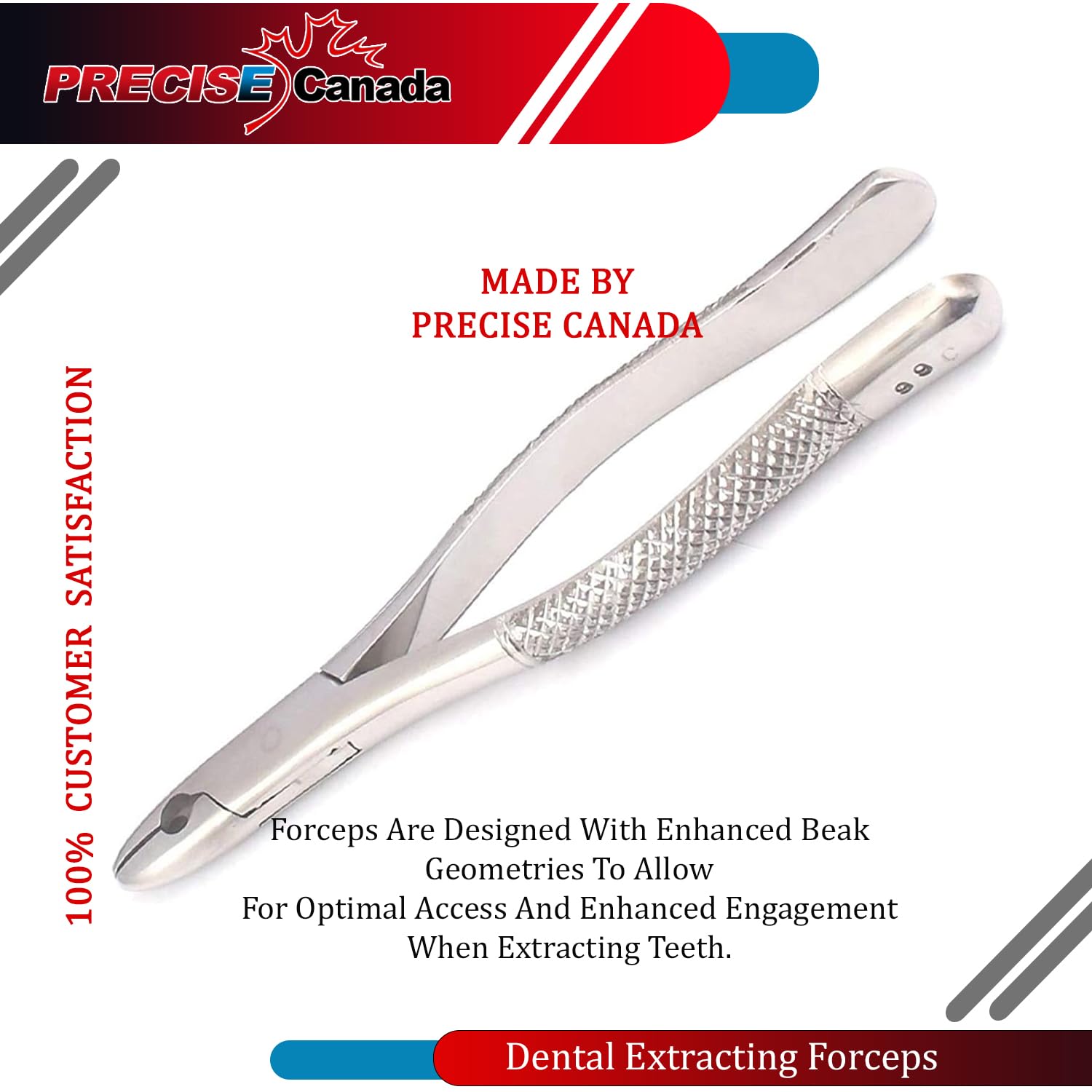 PRECISE CANADA: EXTRACTING FORCEP American Pattern Upper Anterior& Premolar #99C Kells