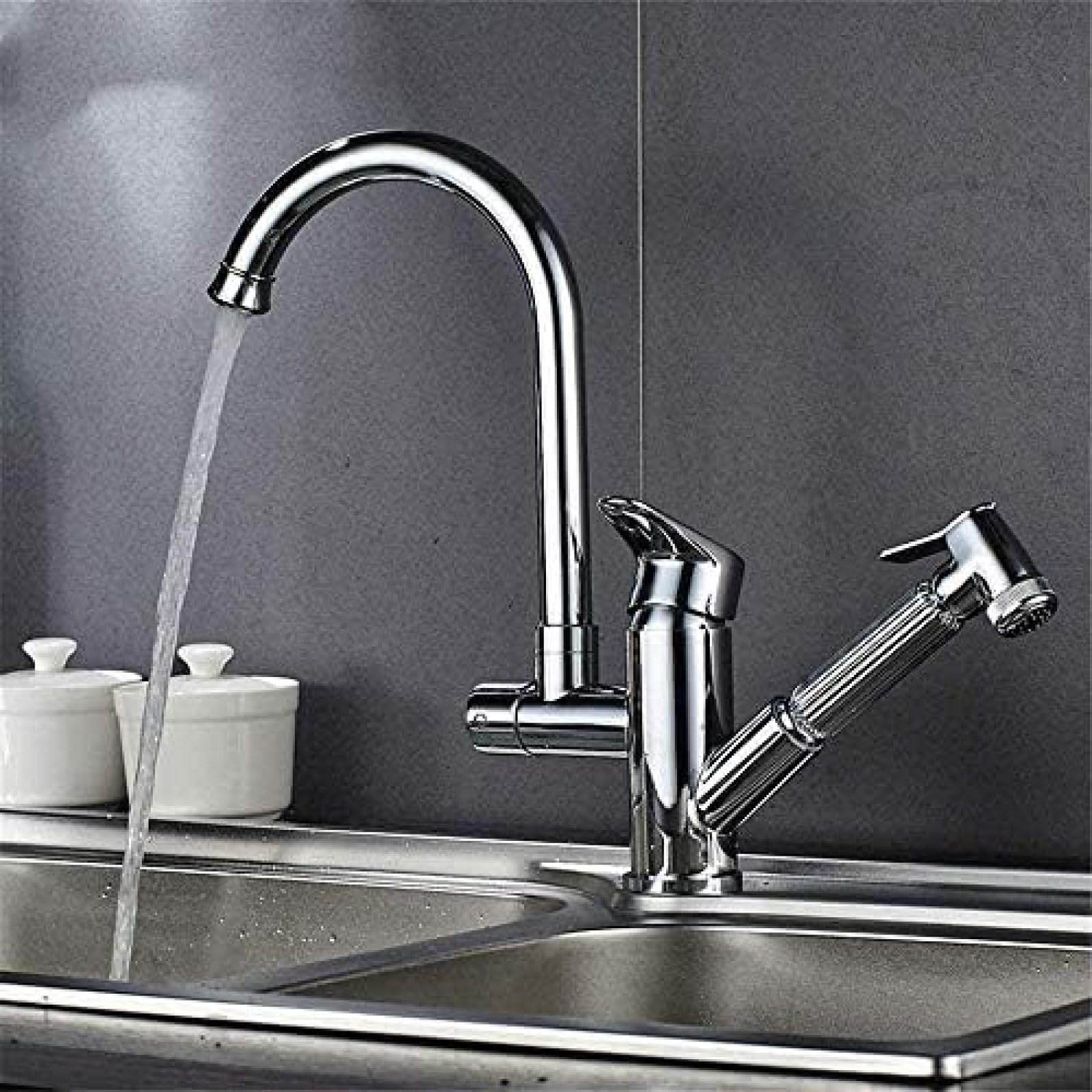 COSZWQDP Kitchen Taps Faucets Deck Mounted Sink Mixer Faucet Drinking