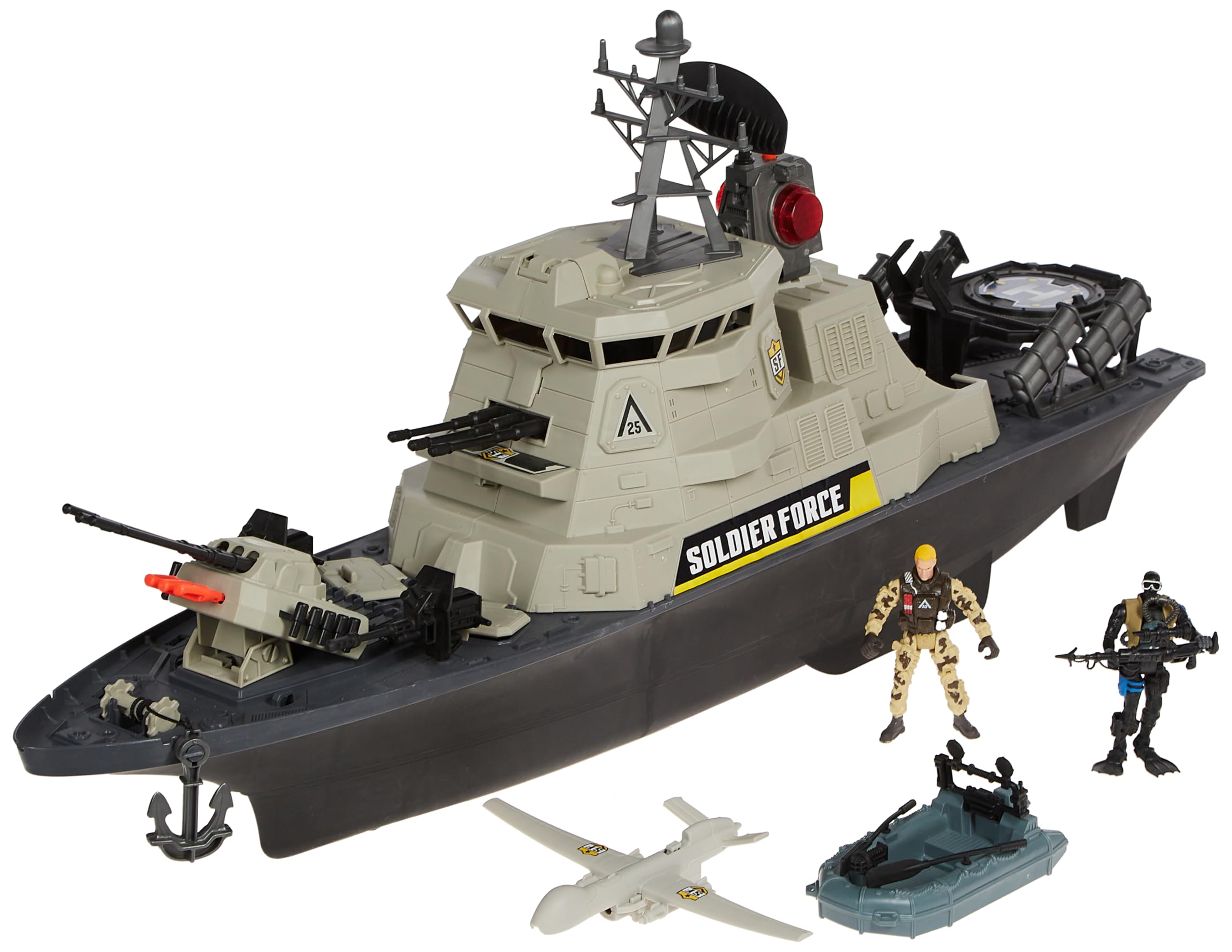 Chapmei Chapmei-Soldier Force Hurricane Battleship Playset - 545065