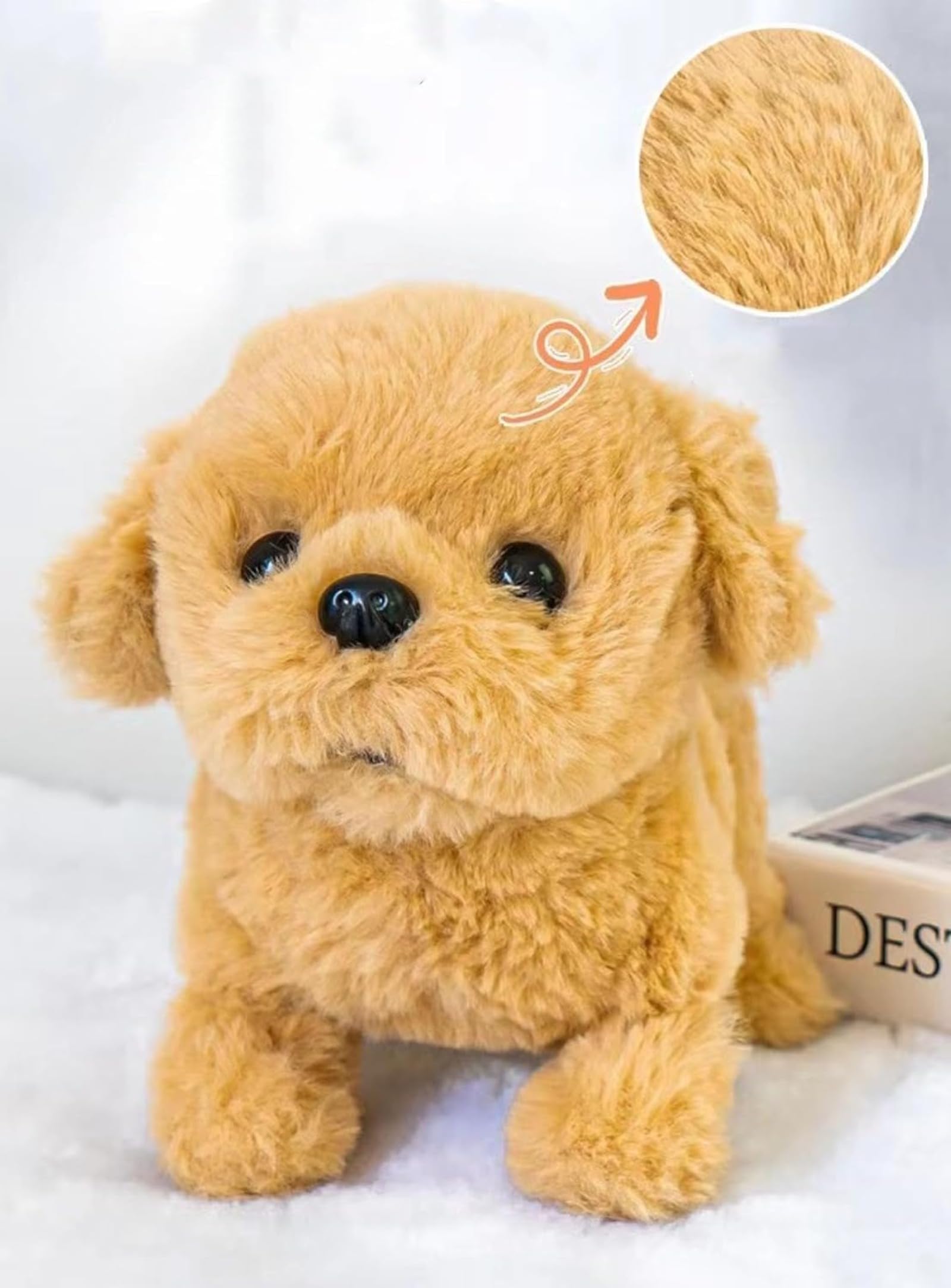 Amazon.co.jp: ZYUZES トイプードル 電動ペット犬 動く