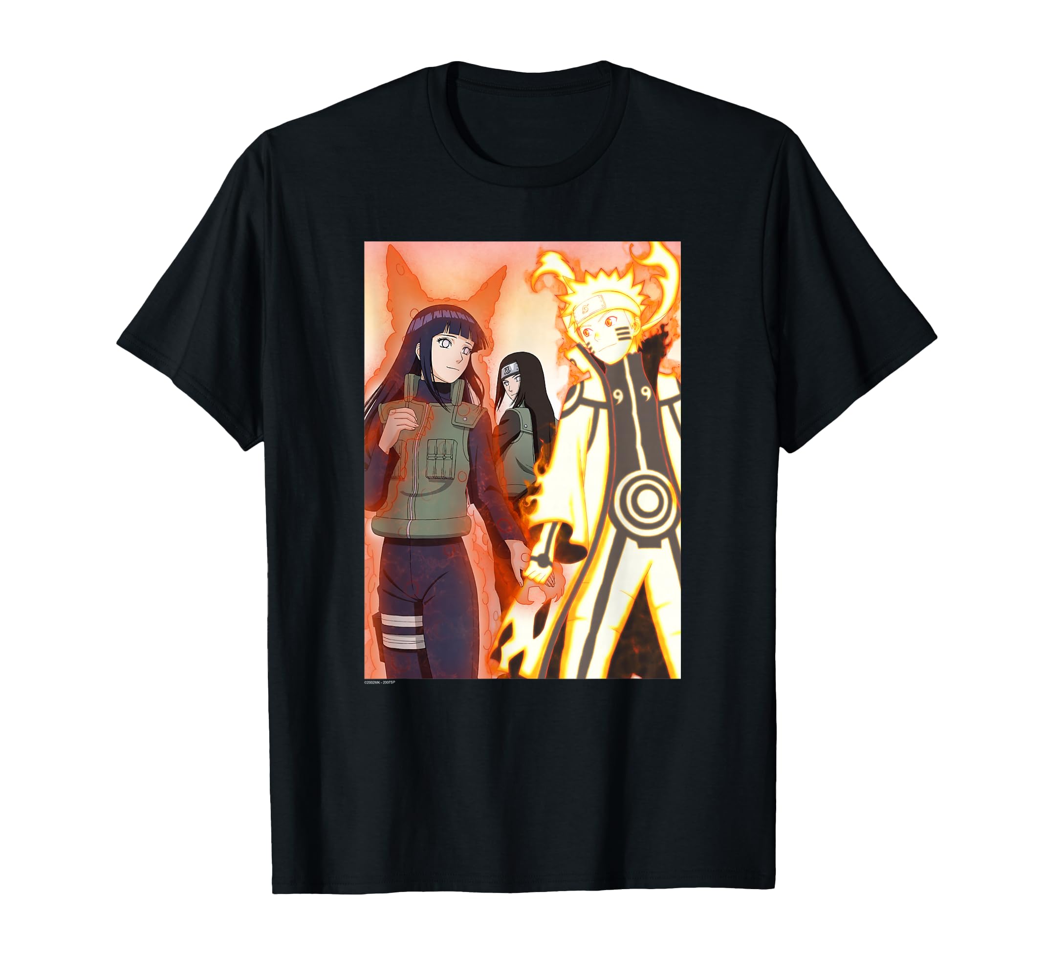 Shippuden Biju Love Glowing Couple Anime T-Shirt