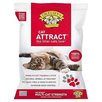Precious Cat Cat Attract Problem Cat Training Litter, 40 Pound Bag