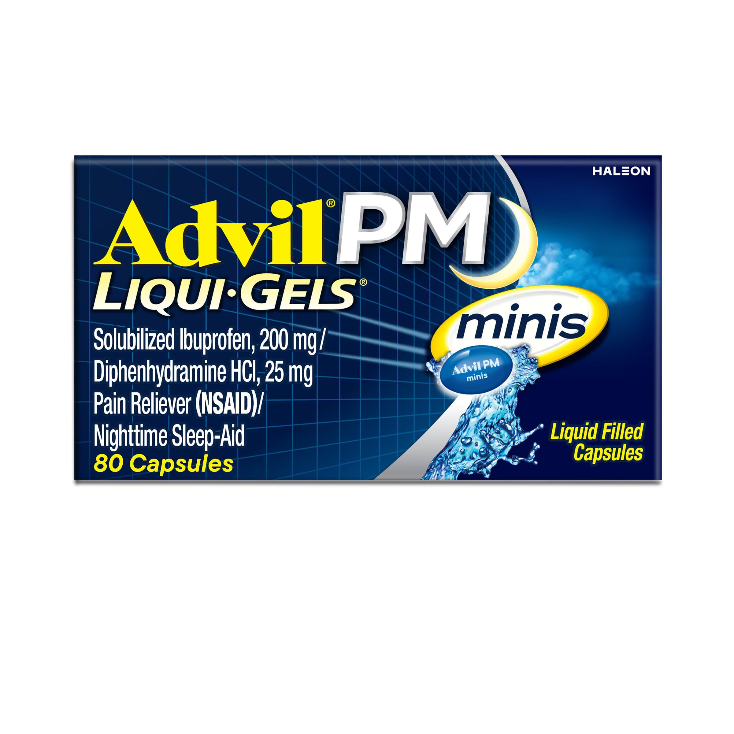 PM Liqui-Gels Minis, 80 Liquid Filled Capsules