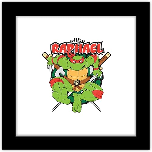Trends International Gallery Pops Nickelodeon Teenage Mutant Ninja Turtles - Póster de pared con parche de Raphael, 12 x 12 pulgadas, versión