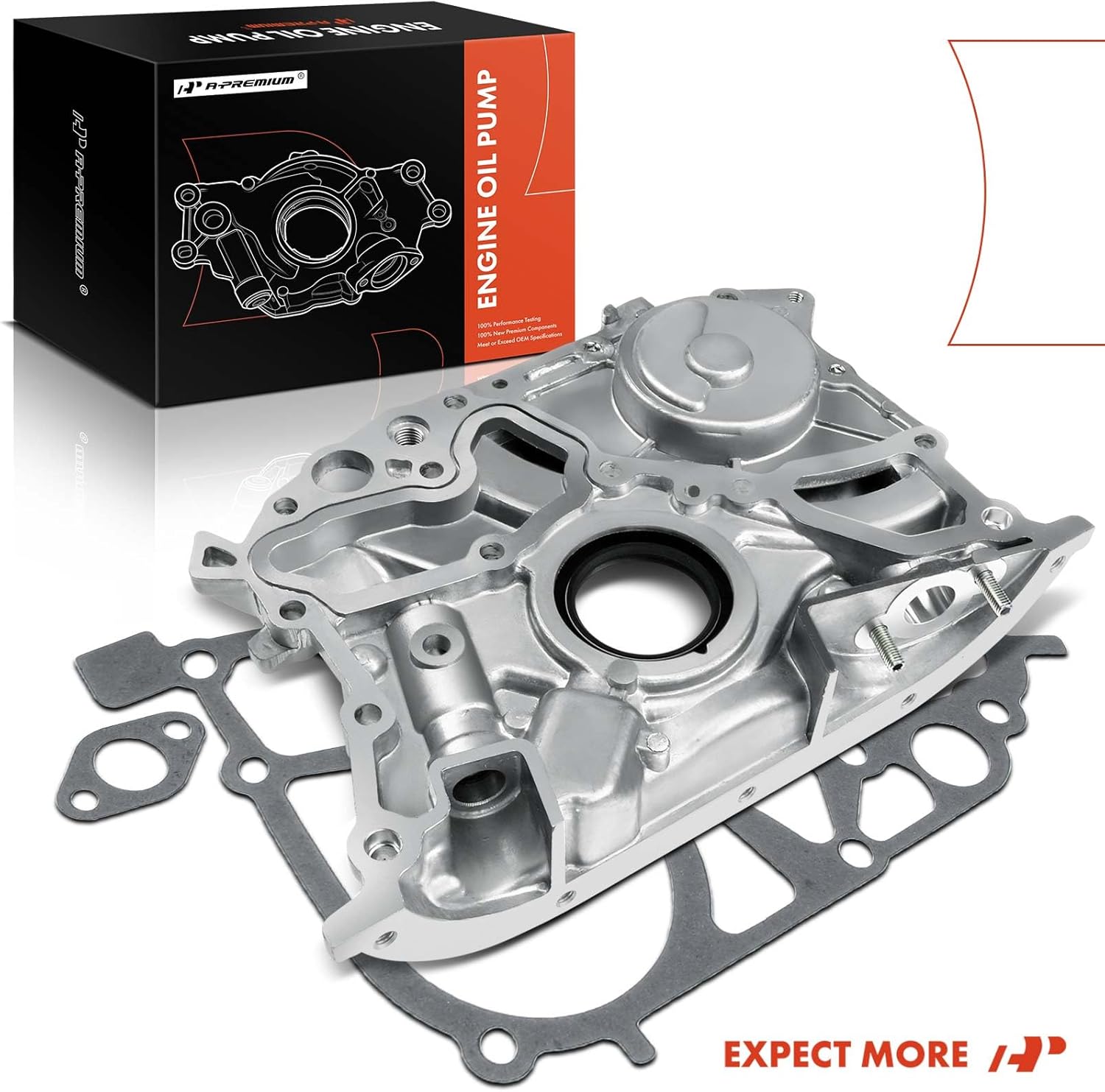 A-Premium Engine Oil Pump Compatible with Toyota Camry 1992-2001, Solara 1999-2001, L4 2.2L, with Gasket, Replace# 15100-74030, 15100-03030