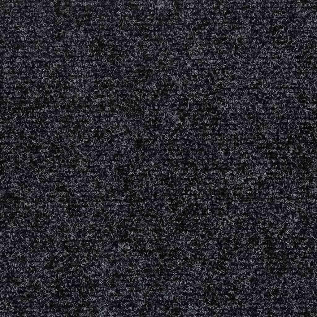 15 tappetini per gradini, autoadesivi, 60 x 25 cm, protezione per scale, antiscivolo, grigio scuro