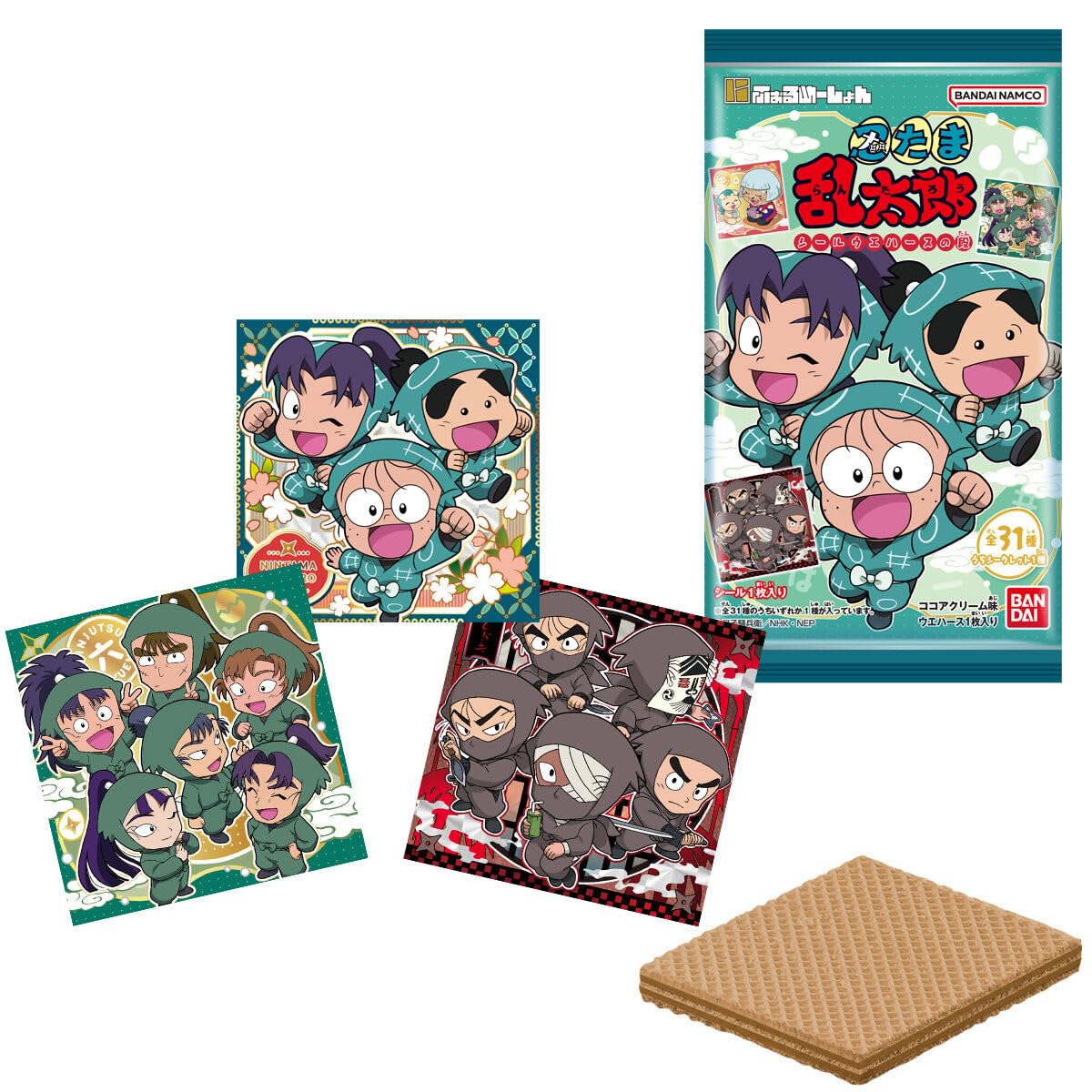Amazon.co.jp: にふぉるめーしょん 忍たま乱太郎 シールウエハースの段