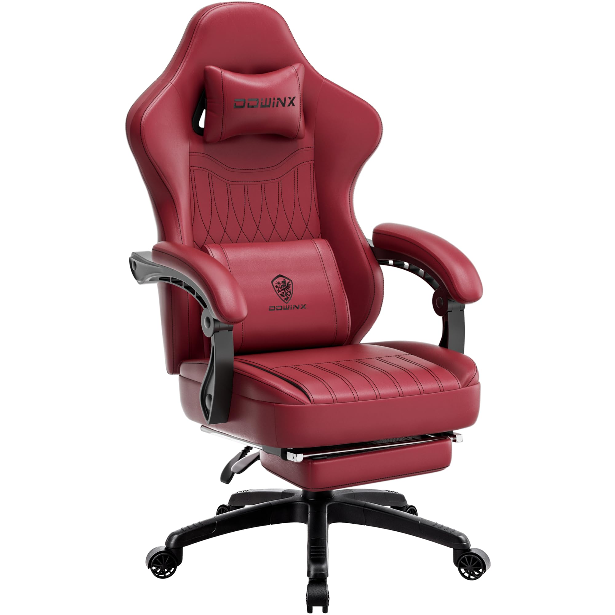 Sedia Gaming Dowinx Con Poggiapiedi - Ergonomica E Regolabile, Per Ufficio E Casa