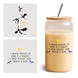 Set 2Pcs A Rider Without Their Dragon UV DTF Cup Wraps for 16 oz Glass, Fourth Wing Dragons, Cold Transfer Decal for Glass Cups Bookish Vinyl Waterproof Rub on Transfer Decals