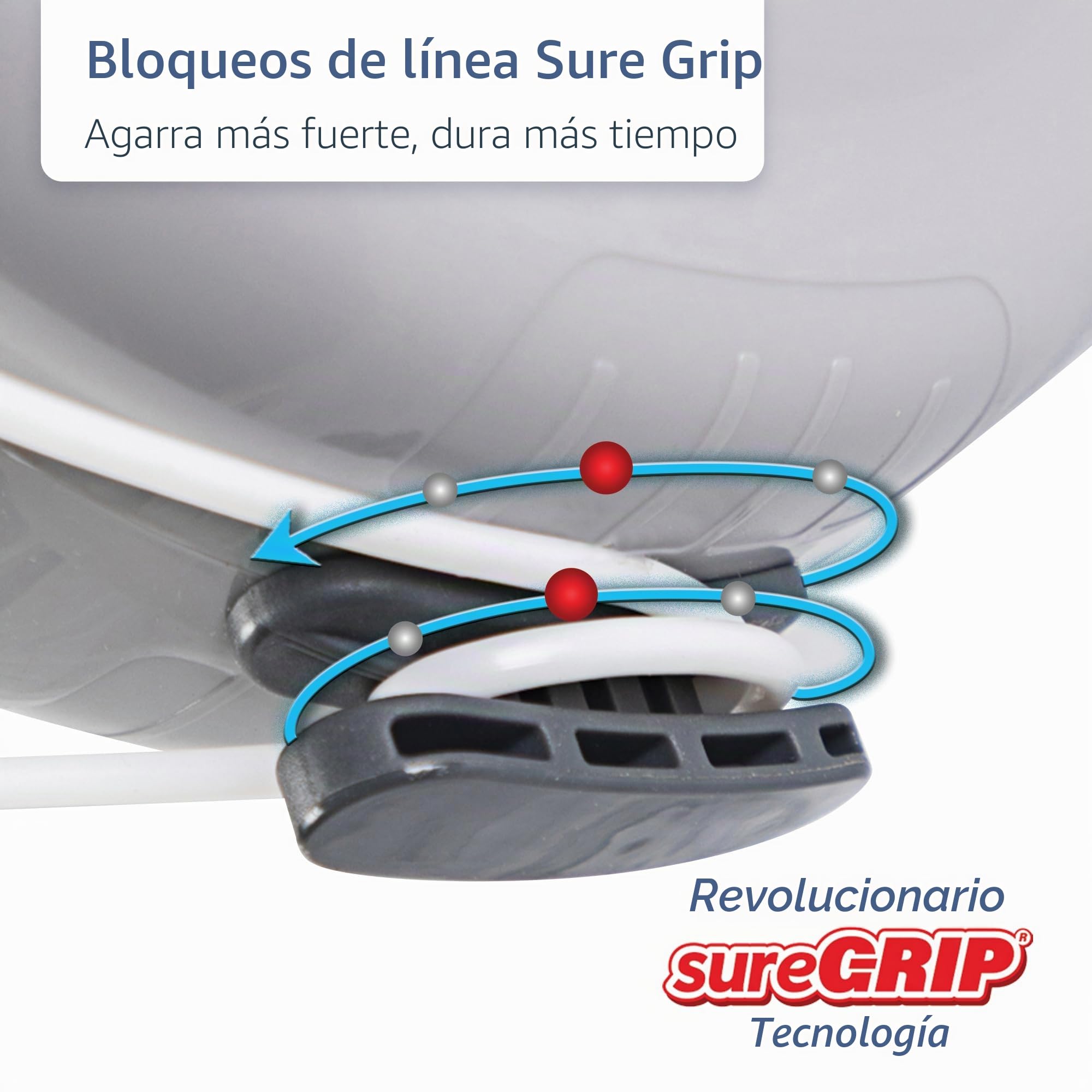 Minky Cuerda Retractable para Tender en Exterior - 30 m (2x15m)