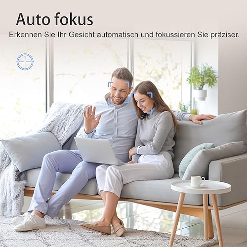 Miniatura 5 de Cámara web 4K de contacto visual con ventosa fija en la pantalla central, 8MP IMX179 CMOS, cámara de enfoque automático con lente de zoom, crea una