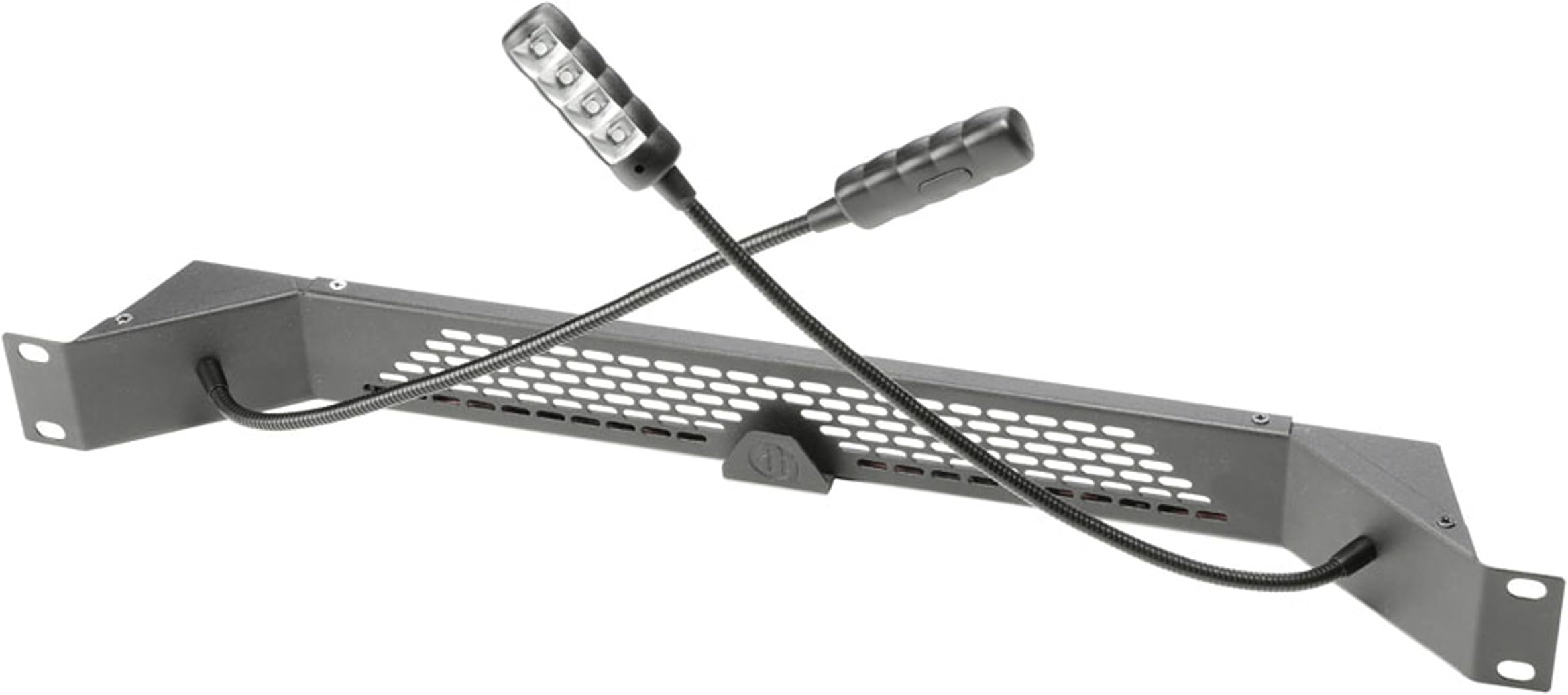 Stands 87463ULTRA 48.3 cm (19 Inch) Parts Cool White COB LED Rack Light with Two Goosenecks Black