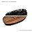 Menesia Black Walnut Wood Boar Bristle Hair Beard Brush for Men, Pocket Travel Men\'s Wooden Small Soft Beard Brush (Black Walnut)