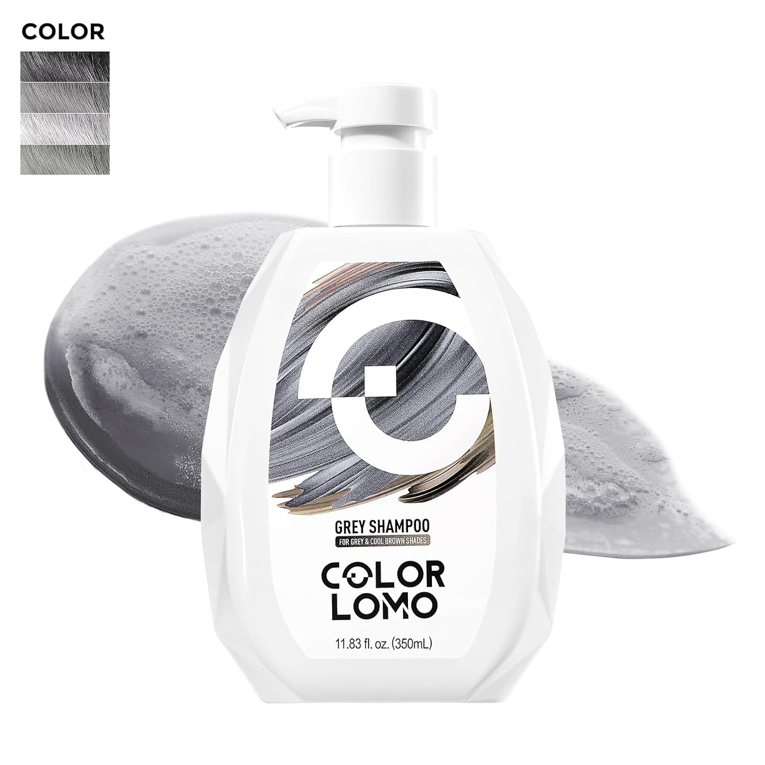 COLROLOMO Ultra Color Safe Shampoo | Help Prevent Fading & Provide Subtle Color Replenishment | Prolong Color Vibrancy and Enhance Shine | Vegan & Cruelty-Free Formula | For Grey Color Treated Hair - Image 8