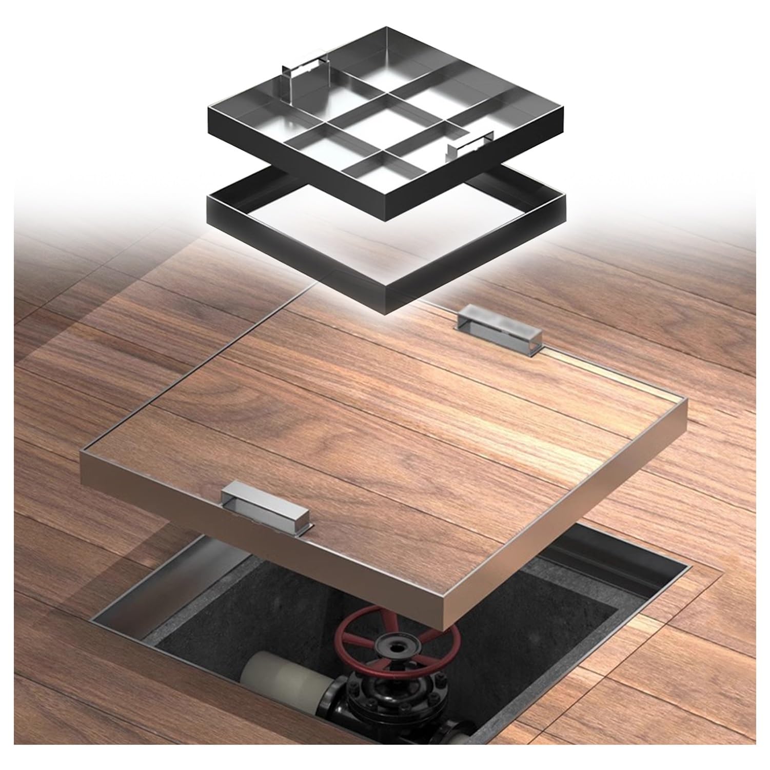 Amazon.com: 304 Stainless Steel Manhole Cover and Frame, Invisible