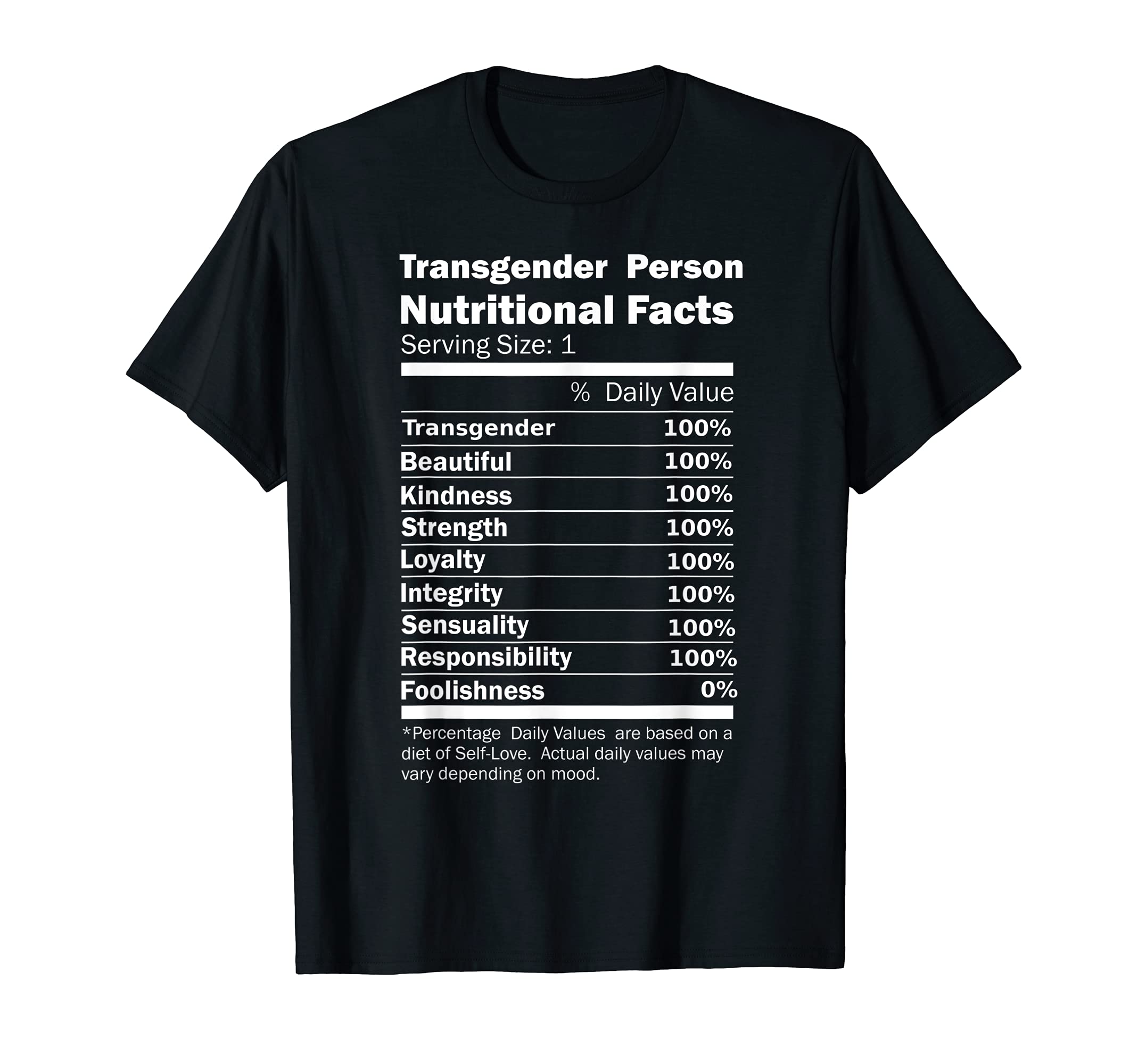 Transgender Definition person Trans Pride LGBT T-Shirt, Black