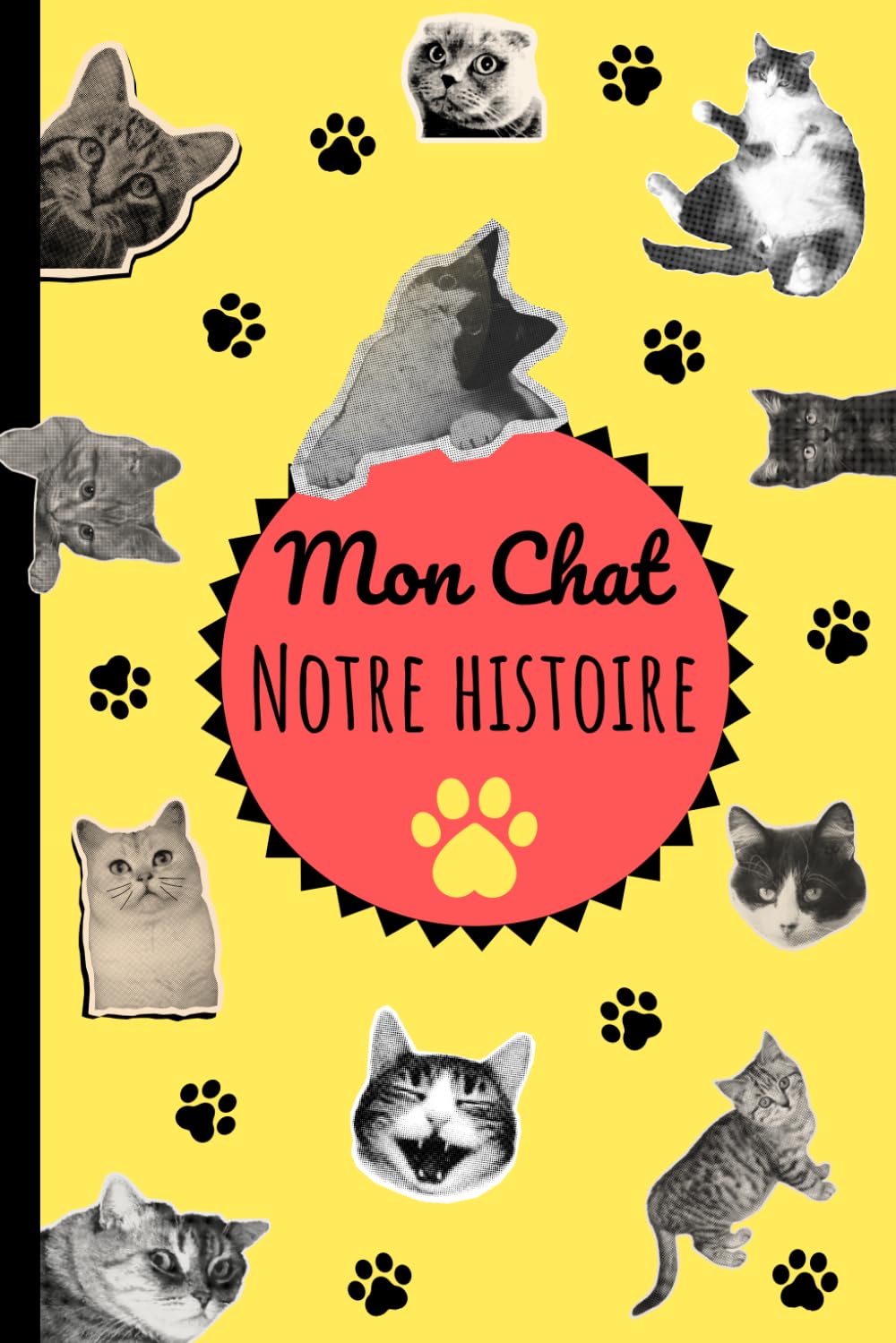 Mon chat, notre histoire: Le carnet souvenir pour raconter toute la vie partagée avec son chat, de la première rencontre aux plus beaux souvenirs.