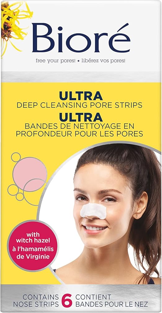 Bioré Ultra Deep Cleansing Pore Strips for Instant Pore Unclogging and