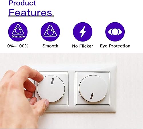 Miniatura 12 de PAR20 - Bombillas halógenas de 50 W y 120 V, paquete de 6 bombillas halógenas PAR20 de 50 W, 2250 lúmenes, atenuable Par20 E26 50 W 120 V, luz