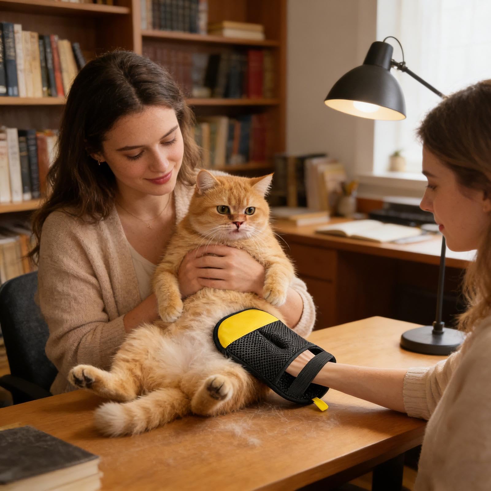 Guanto Rimuovi Pelo Gatto Attrezzi Pulizia Ergonomici Riutilizzabili | Guanto per Rimozione Pelo di Cani e Gatti Per Bagno Massaggio Tappeto Mobili Sedile Auto Biancheria