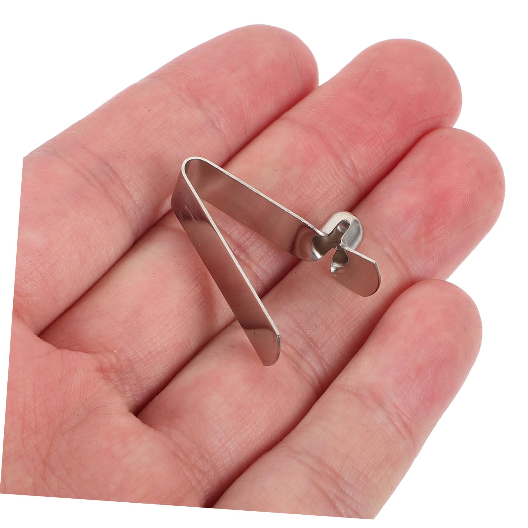 LIFKICH Pole Spring Clip V- Shrapnel Buckle 10pcs Snap Clips for Tent Pole Push Button