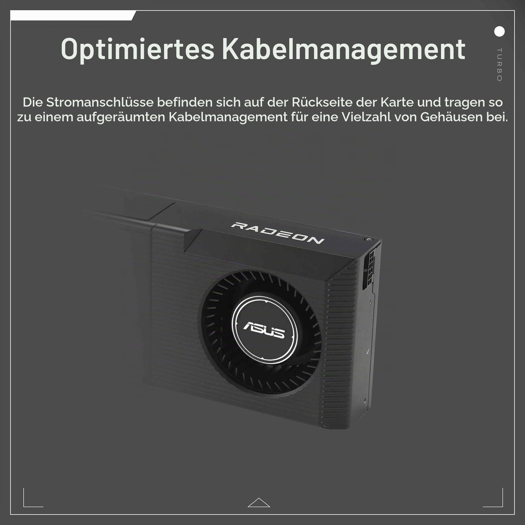 ASUS Turbo Radeon AI Pro R9700 ist für KI-gesteuerte Workflows und Extreme Zuverlässigkeit gebaut, mit RDNA 4-Architektur, 32 GB VRAM und robustem Thermo-Design