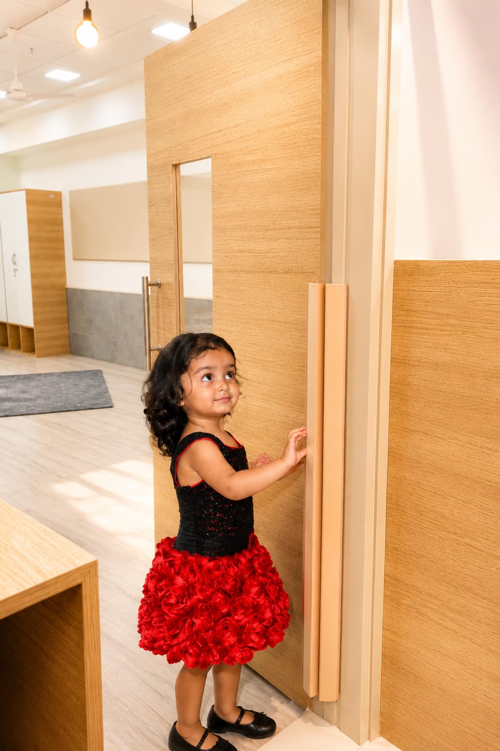 Finguard Baby Door Safety Guard | Finger Pinch Protector for Kids | 180 Degree Hinge-Side Strip for Child-Proofing Doors | Protects from Slamming Injuries | Easy DIY Install at Home (Beige, 3.5 Feet)-image-4
