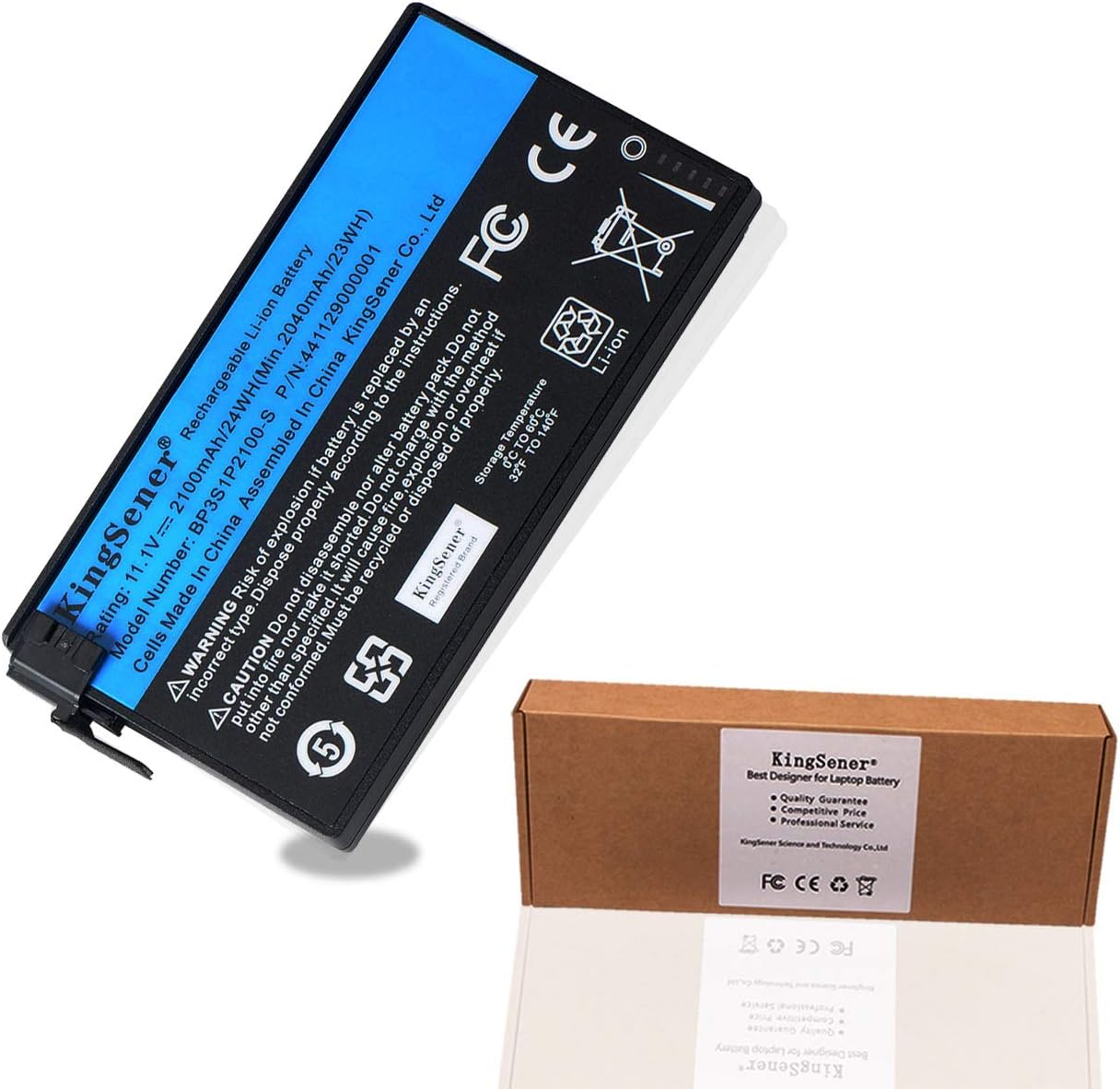 BP3S1P2100-S BRINGIT Battery Compatible with Getac V110 Rugged Notebook Tablet BP3S1P2100 441129000001 441142000003 Laptop Battery 11.1V 2100mAh 24Wh