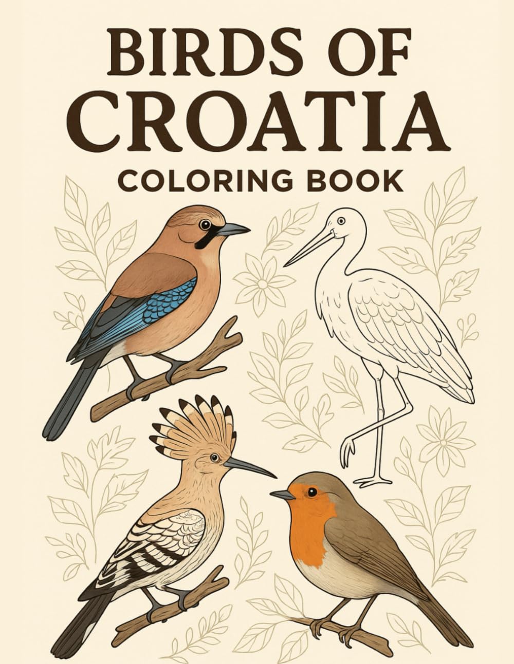 Birds of Croatia Coloring Book