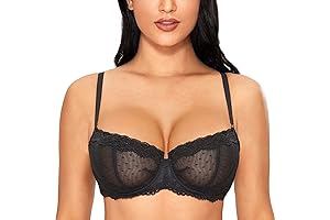 Women's Lace Sheer F Cup Bra