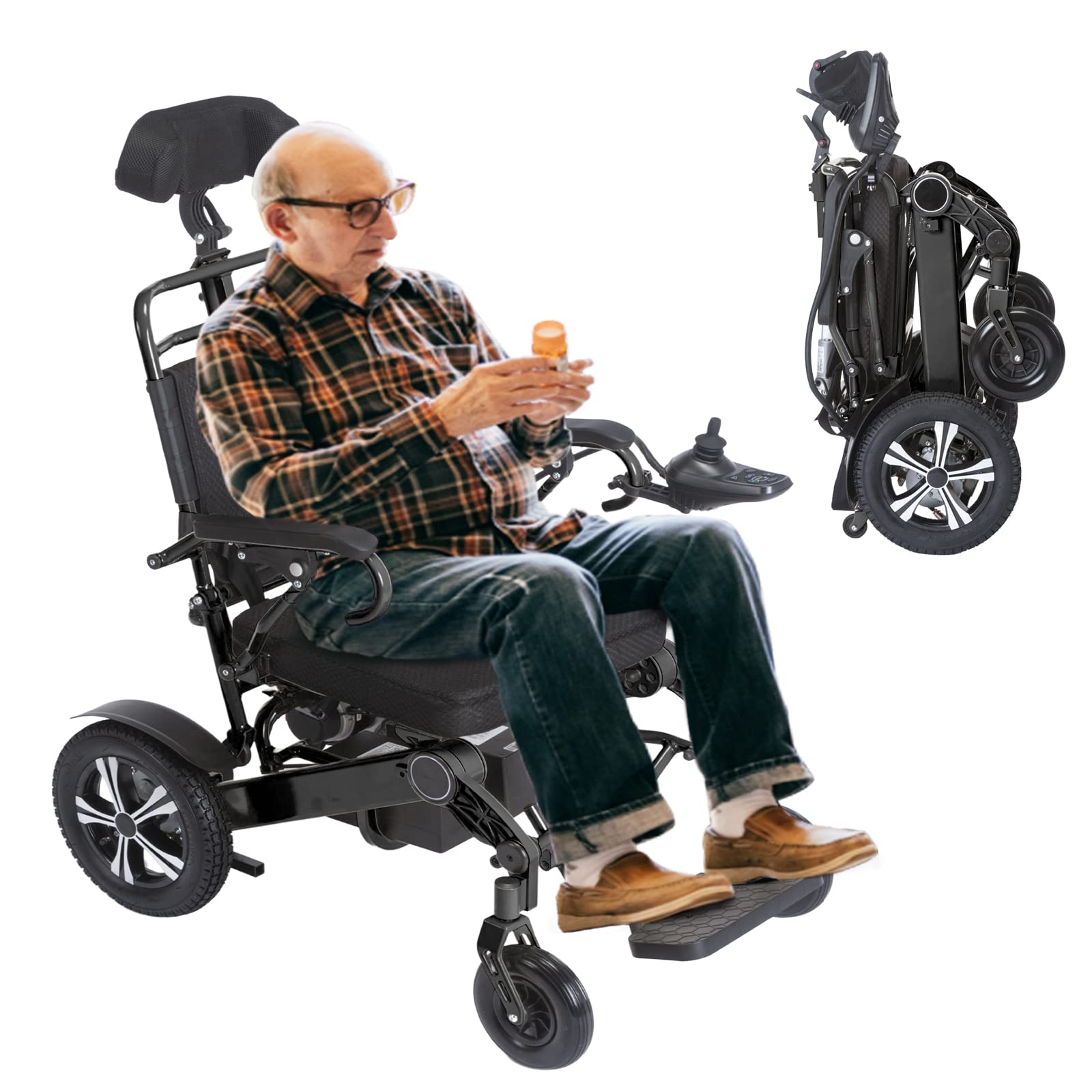 Buy Electric Wheelchairs for Adults, Lightweight Motorized Wheelchair