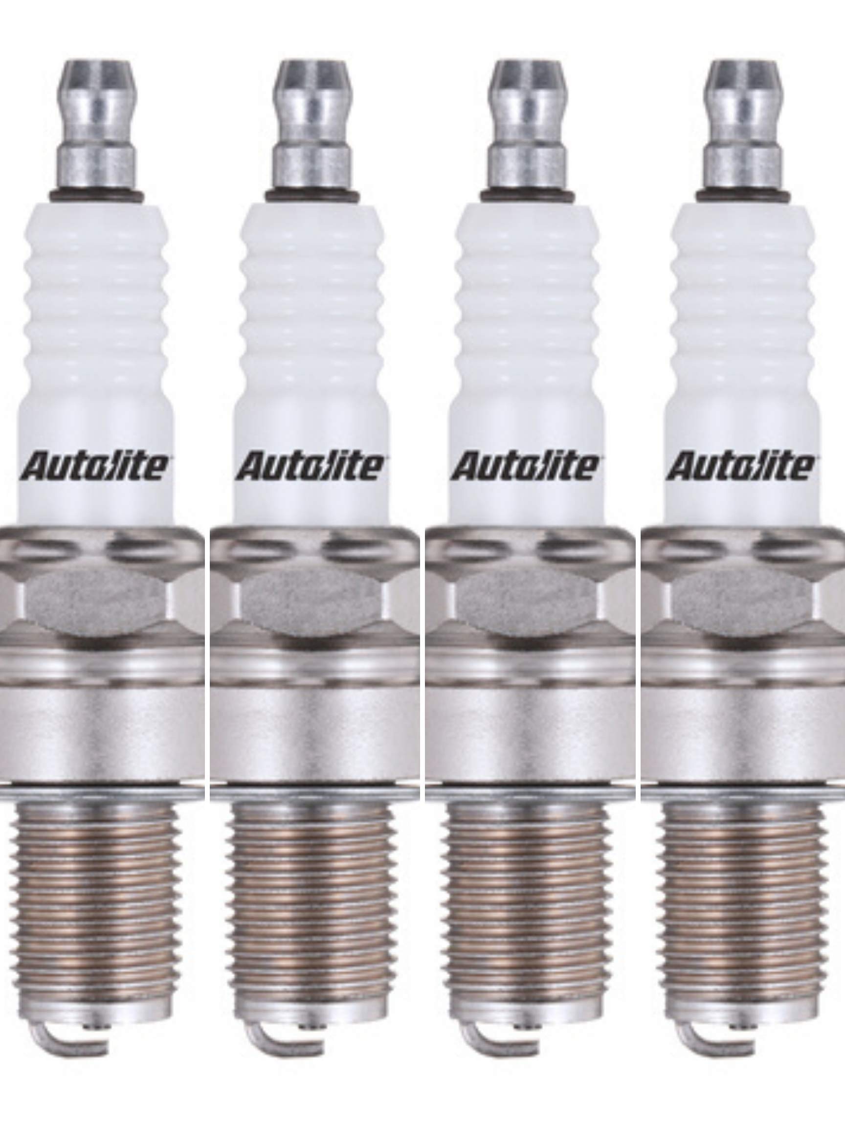 Autolite 404-4PK Copper Resistor Spark Plug, Pack of 4