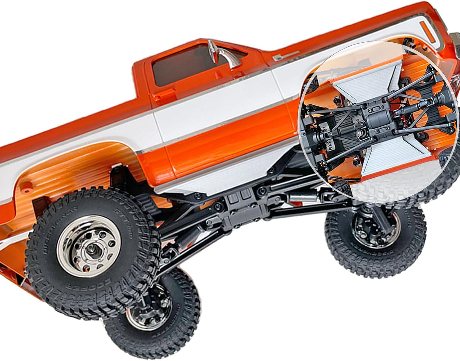 Rock Sliders Body Saver for fcx24 K5 Blazer RC Crawler Upgrade Parts（NO Truck Included）