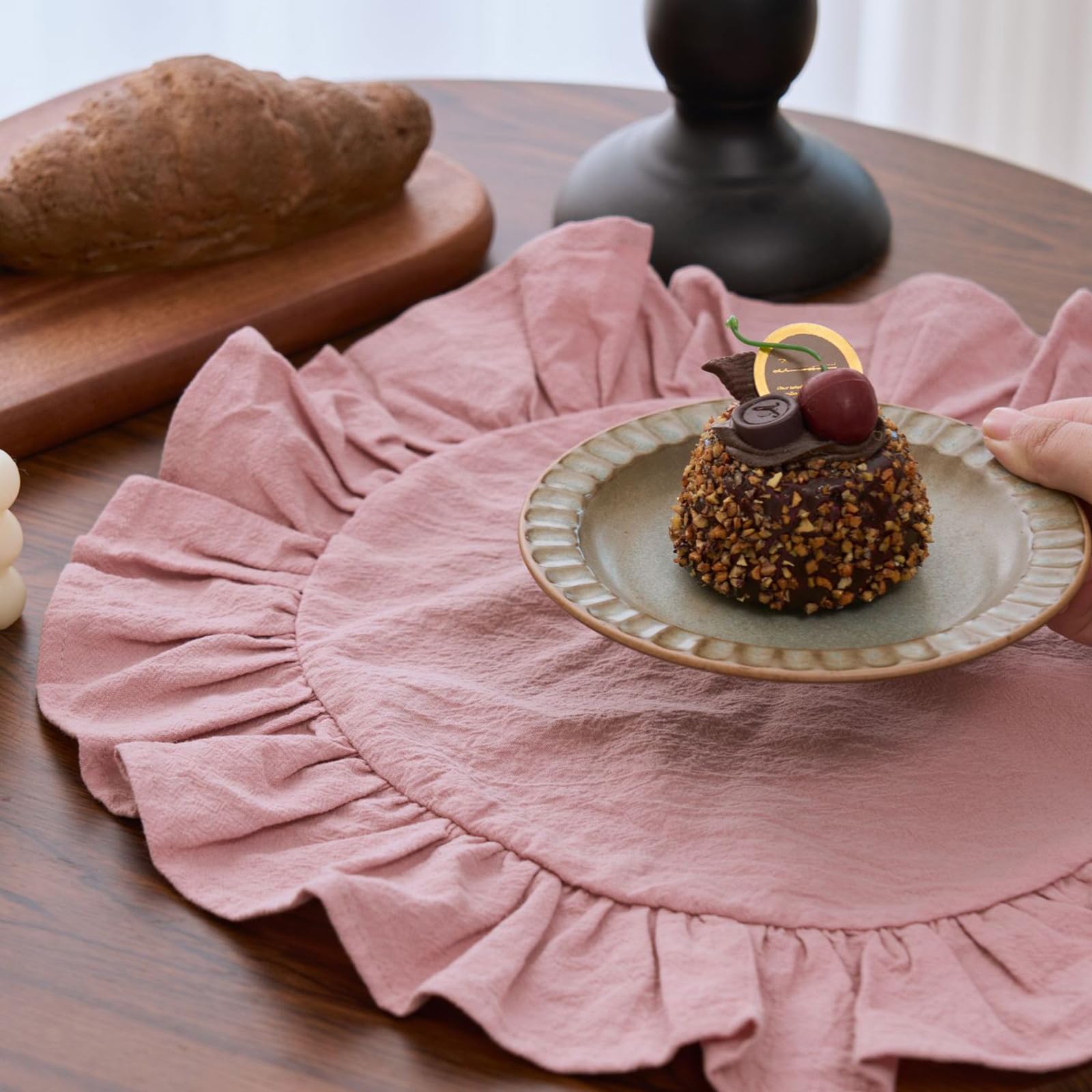 pflanzkübel groß rattan Pflanzkorb Weiden Mediterraner Romantische Wohnstil Belgisch Deckchen Landhaus 