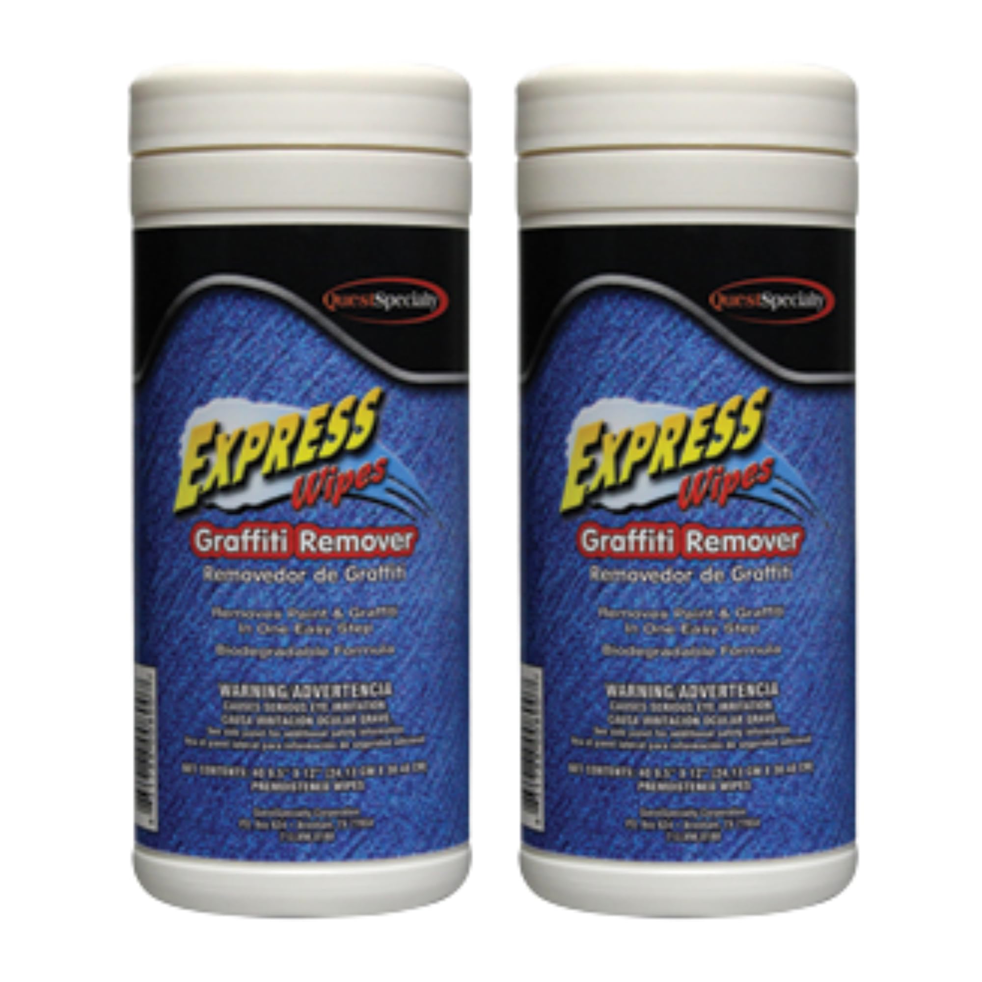 Quest 6430 EXPRESS Wipes Graffiti Remover 2 Pack