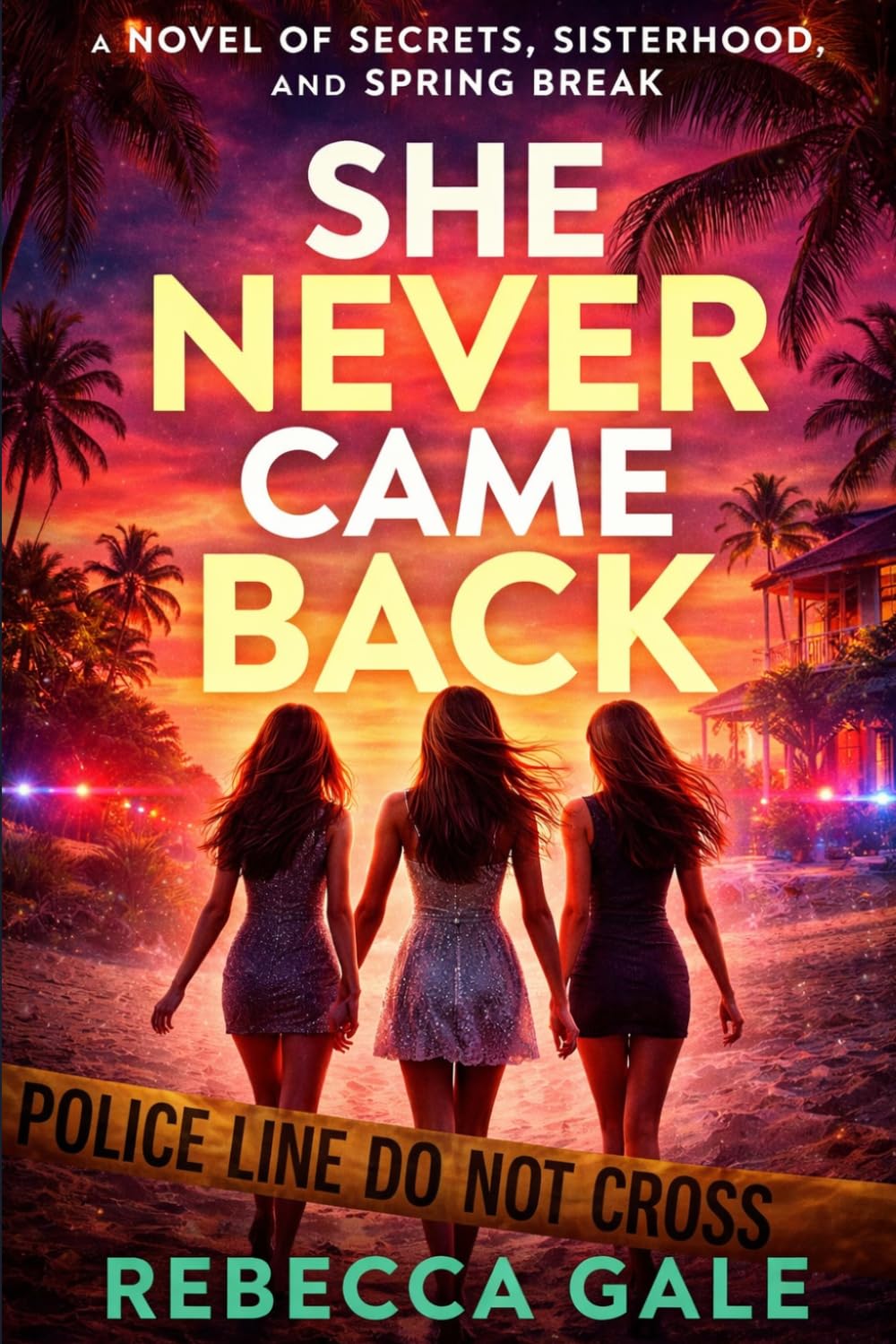 SHE NEVER CAME BACK: A Novel of Secrets, Sisterhood, and Spring Break