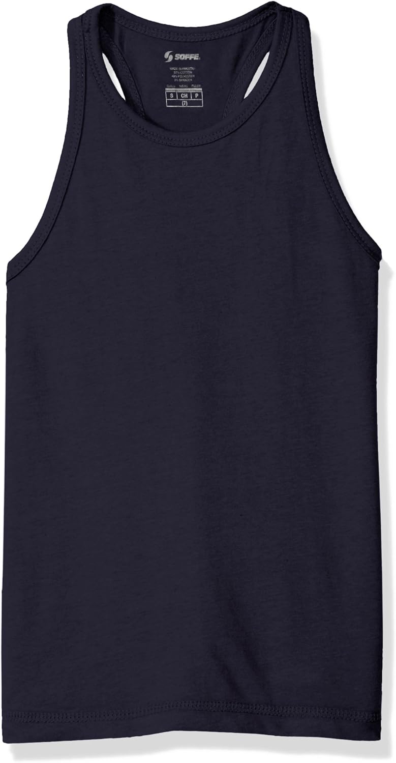 Soffe Girls' Big Core Tank: Clothing