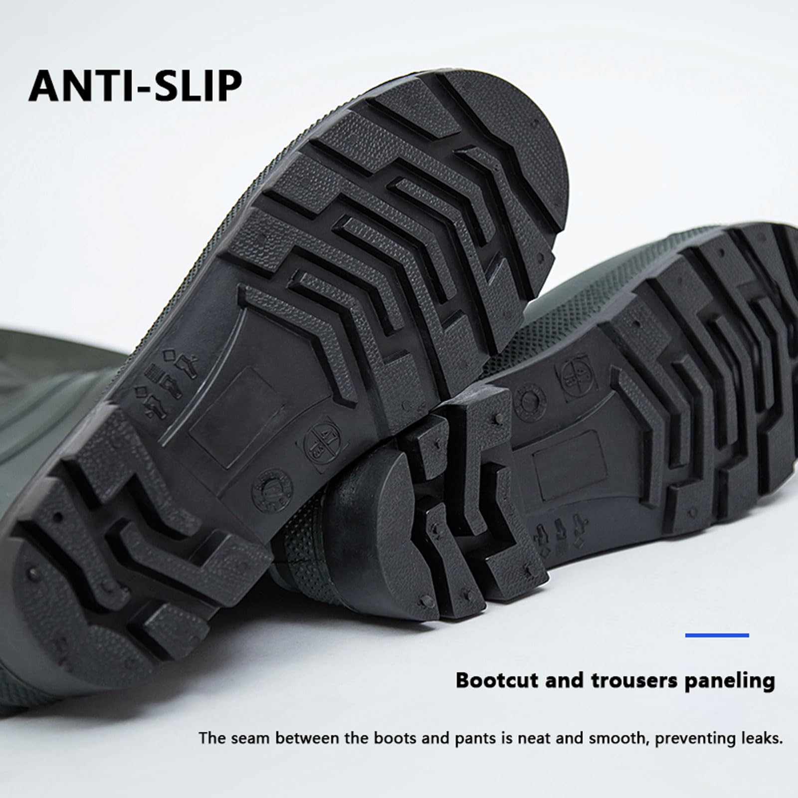 Trampolieri Stivali da Pesca Waders Pesca da Uomo con Stivali da Pesca Traspirante Impermeabili Chest Wader con cintura Tracolla Regolabile,Pantaloni da pesca per cantieri,pesca,fattorie,giardini