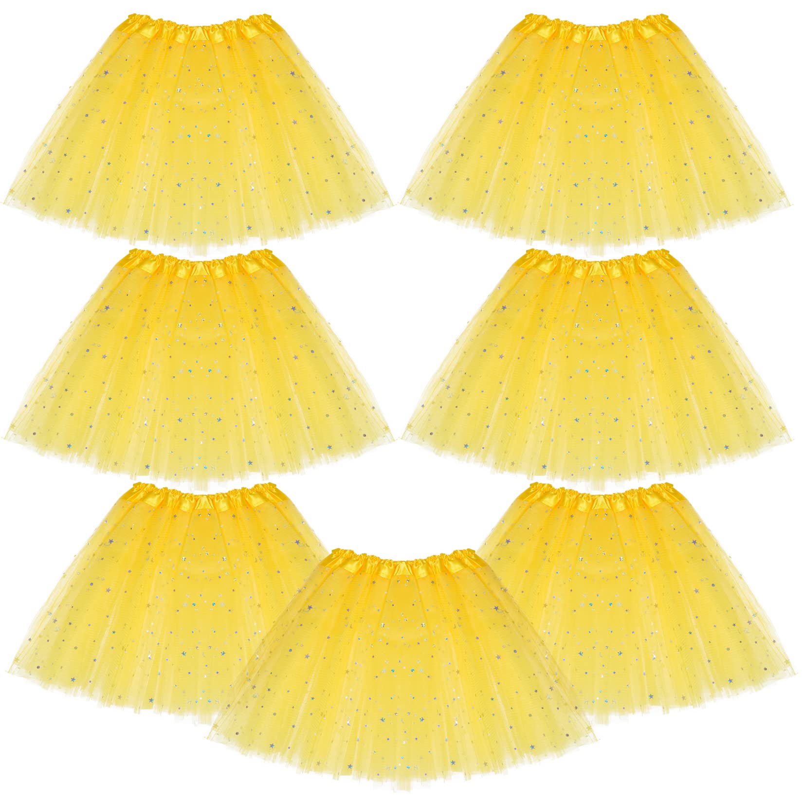 baotongle Lot de 7 mini jupes en tulle pour carnaval, anniversaire, Halloween, fête