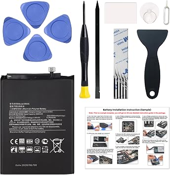 New Upgraded Battery for Redmi Note 7 / Redmi Note 7 Pro, BN4A Replacement Battery Compatible with Redmi Note 7 / Redmi Note 7 Pro, with Repair Tools & Instruction