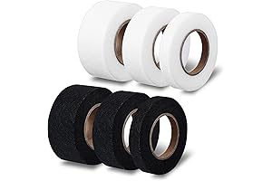 Versatile Hemming Tape 6 Rolls (162 Yards) - No-Sew Iron-On, 0.4/0.8/1.2 inch Heavy Duty