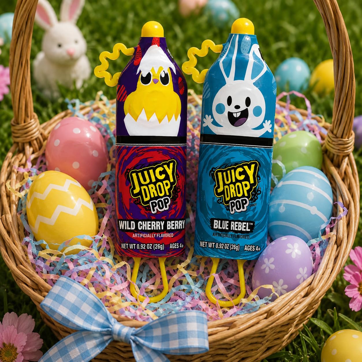 Amazon.com : Juicy Drop Pops - Case Pack of 12 - Easter Bunny