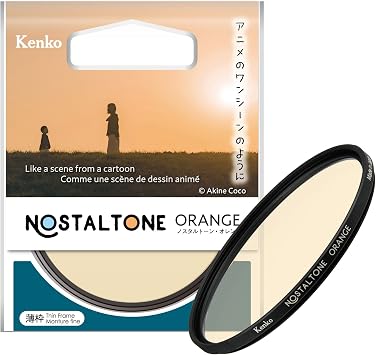 Kenko Soft Effect Filter NOSTALTONE Orange 49mm, with Color Effect, for Contrast Adjustment, Made in Japan 005866